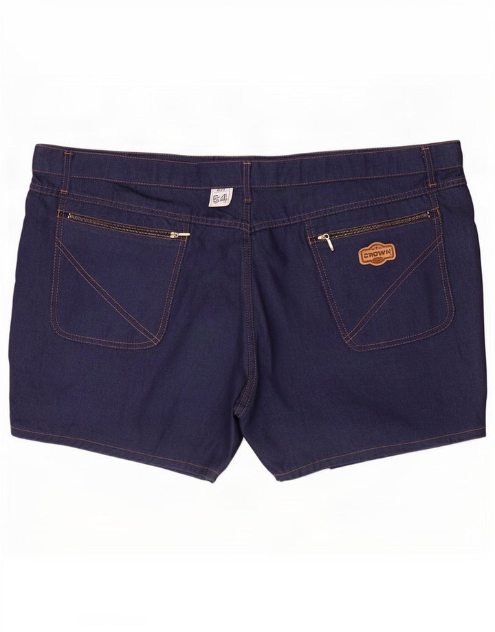 Crown Damen Jeansshorts 4XL W46 Marineblau