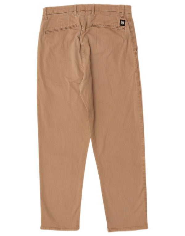 Zara Herren Tapered Short Hose EU 38 Small W30 L25 Beige Baumwolle