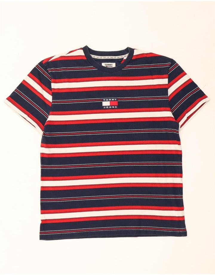 Tommy Hilfiger Herren T-Shirt Top Large Marineblau