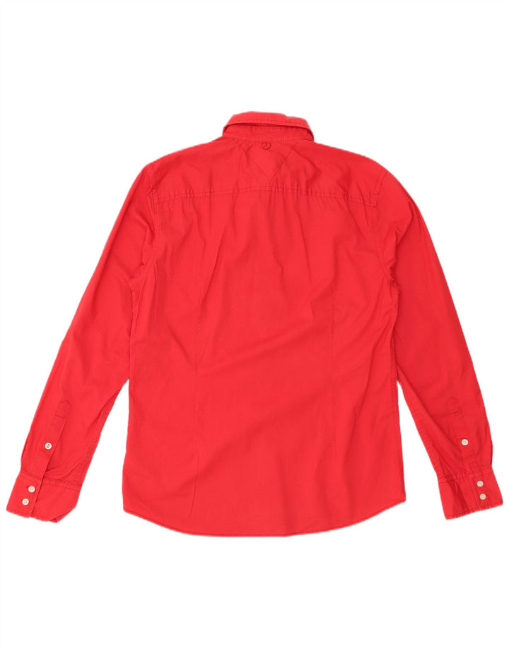 TOMMY HILFIGER Herrenhemd Mittelrote Baumwolle