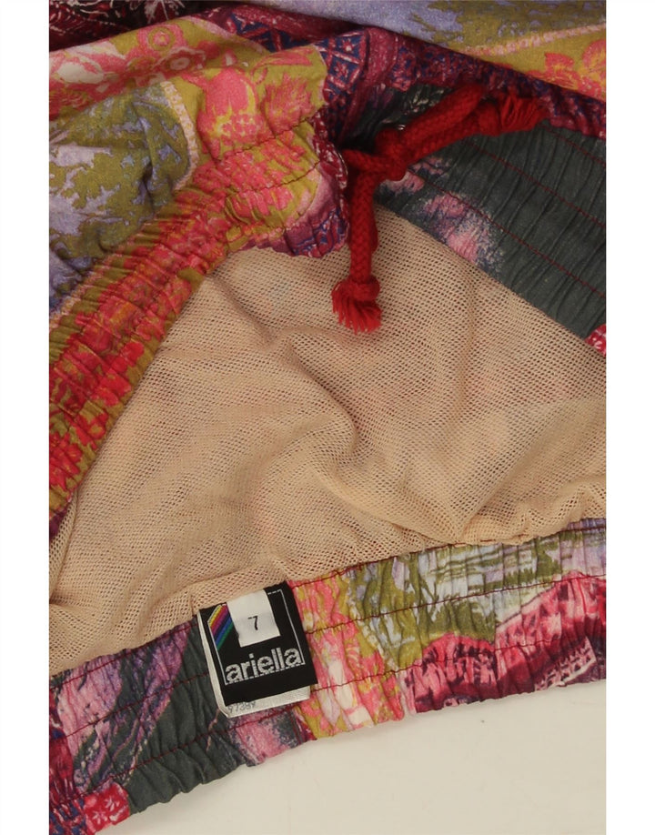 Ariella Herren-Badeshorts mit Grafik, mittelgroß, mehrfarbig, Patchwork-Baumwolle