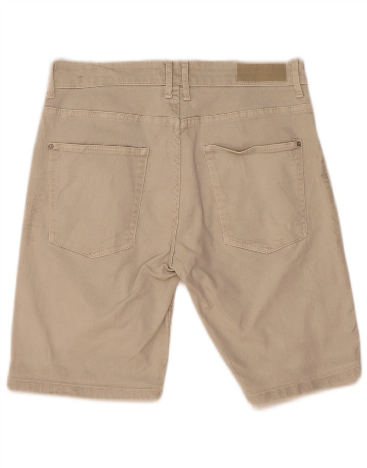 Zara Herren Freizeitshorts EU 42 Large W32 Beige