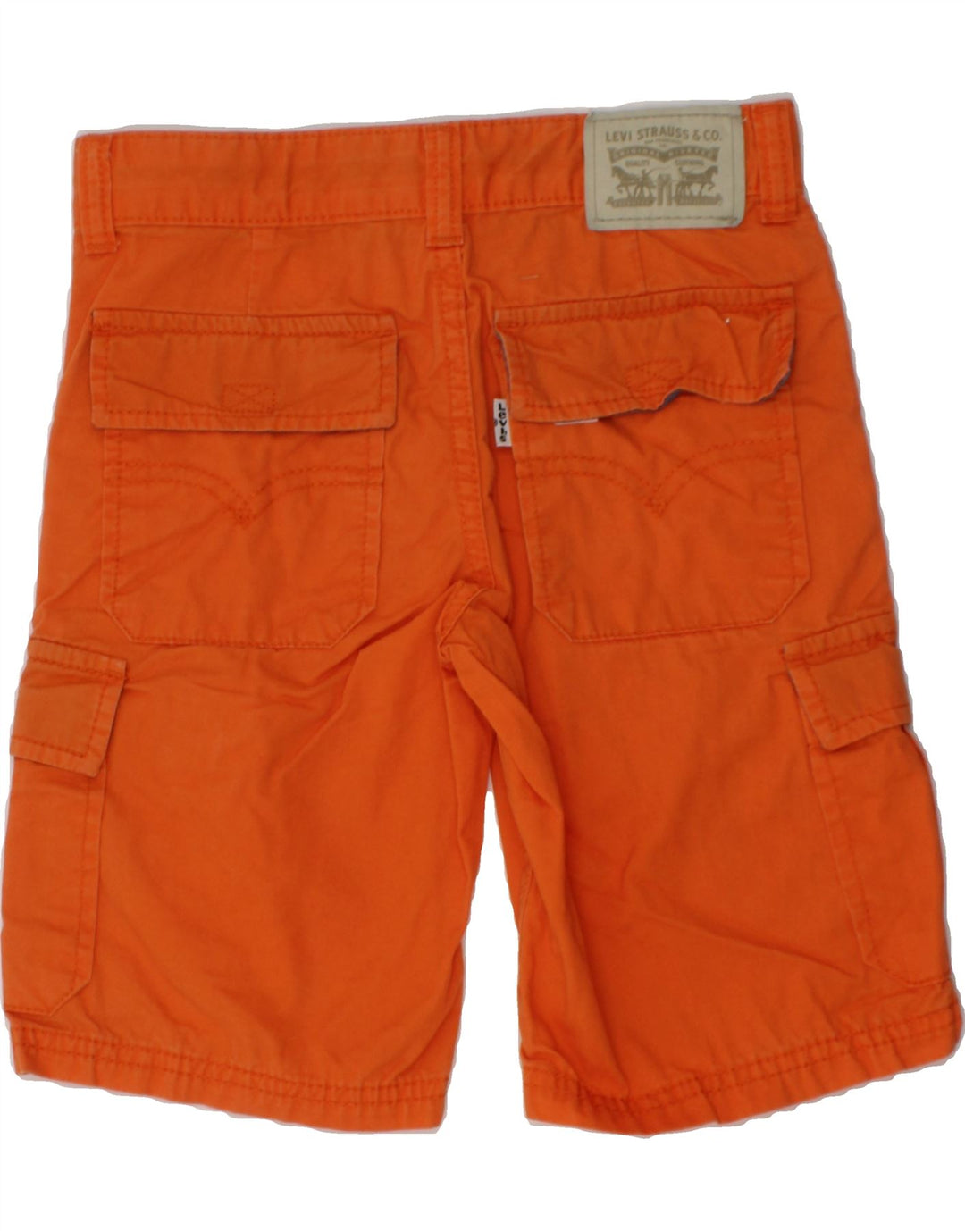 LEVI'S Boys Cargo Shorts 5-6 Years W24  Orange Cotton Vintage Levi's and Second-Hand Levi's from Messina Hembry 