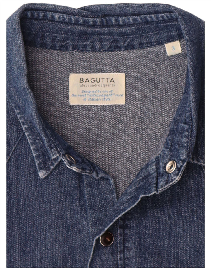 Bagutta Herren-Jeanshemd, Größe L, Blau