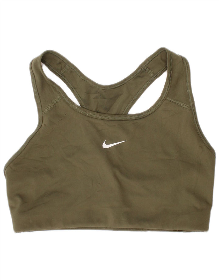 Nike Damen Sport-BH-Oberteil, klein, Khaki, Sport