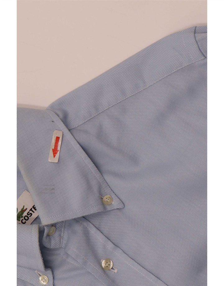 Lacoste Herrenhemd Größe 39 Mittelblau