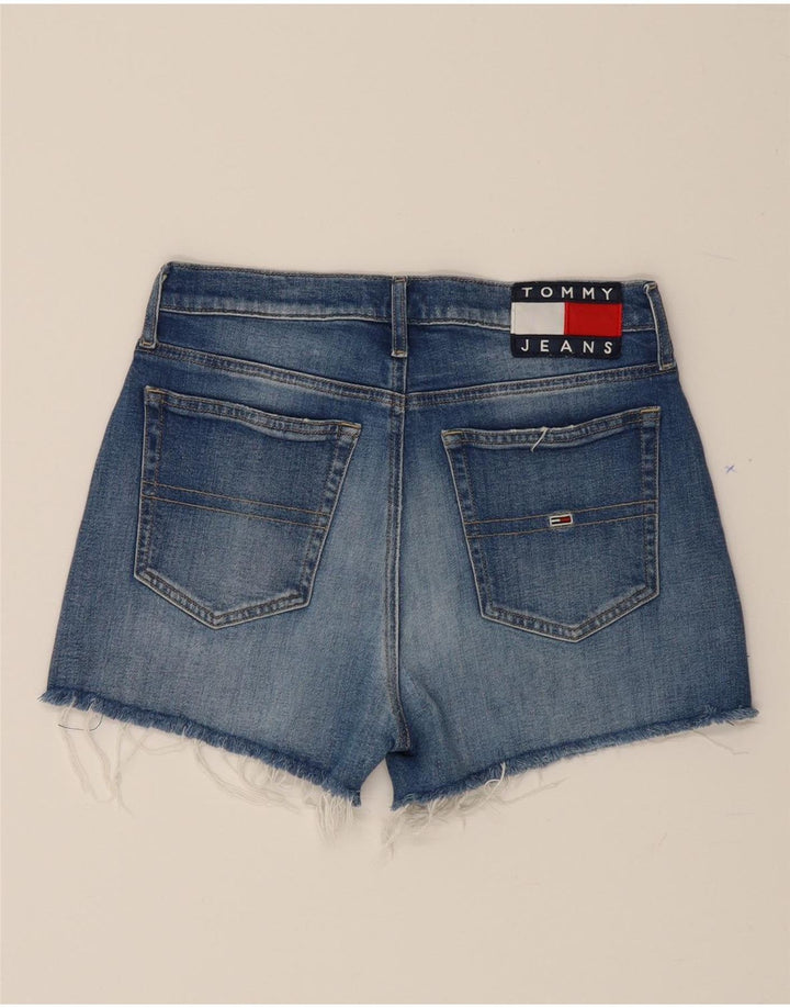 TOMMY HILFIGER Womens Denim Shorts W27 Small Blue Cotton Vintage Tommy Hilfiger and Second-Hand Tommy Hilfiger from Messina Hembry 