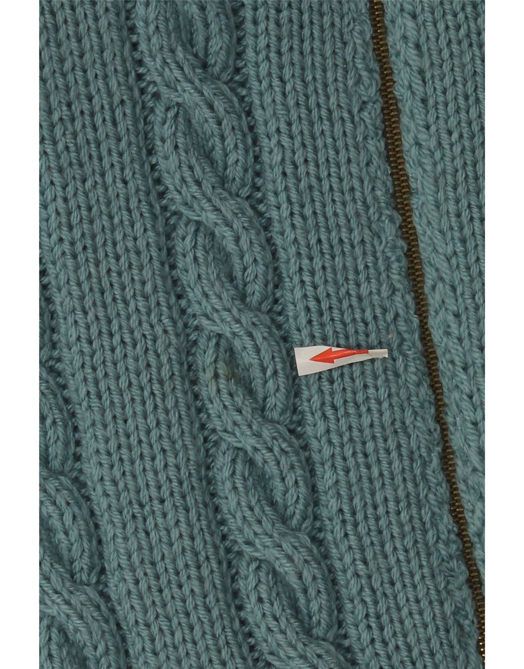 Vintage Damen Longline Cardigan Pullover UK 16 Groß Blau