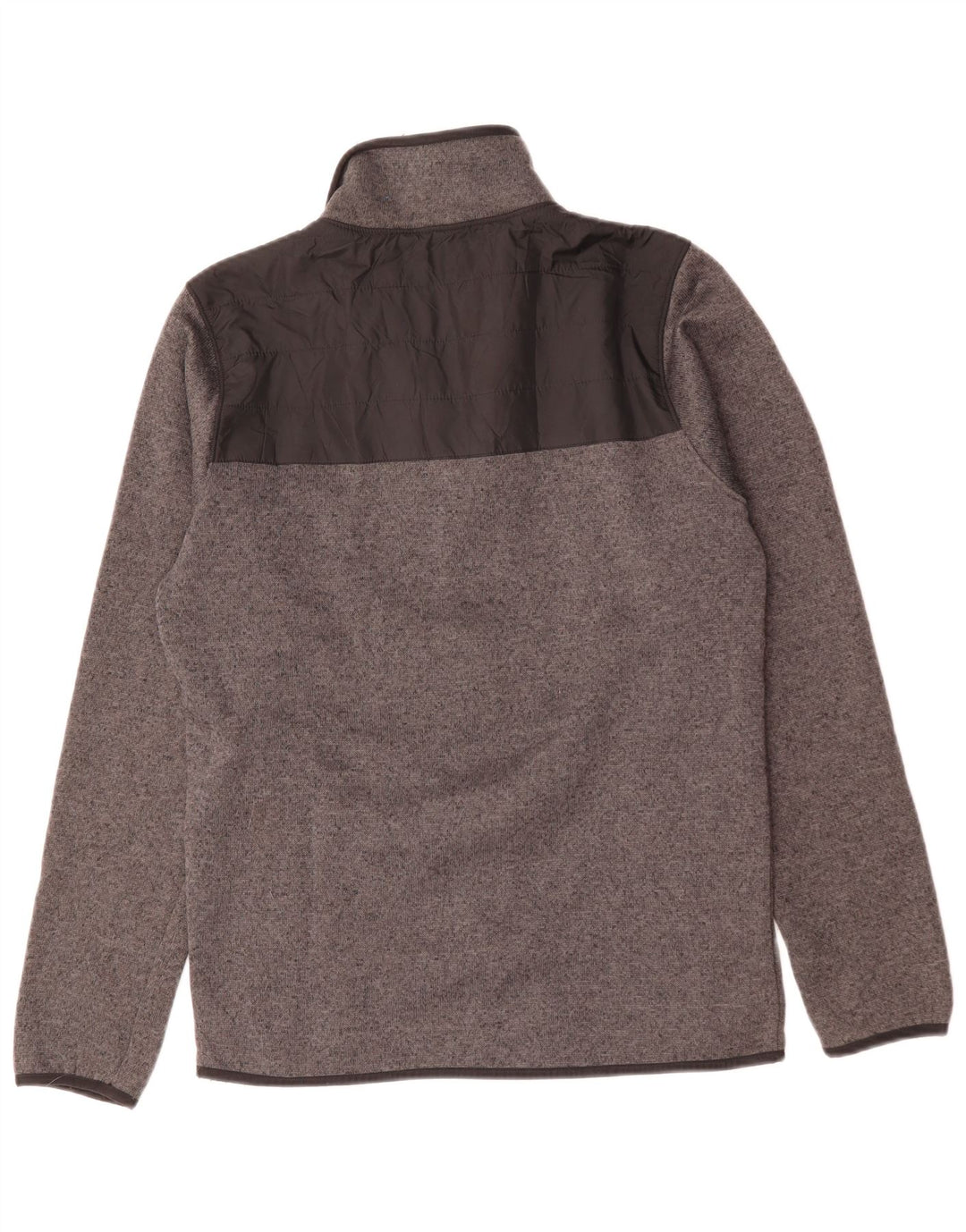 Columbia Herren-Trainingsanzugoberjacke aus mittelgrauem Colourblock-Polyester