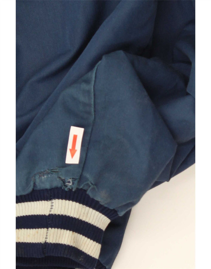 Vintage Herren Graphic Varsity Jacke UK 44 2XL Blau