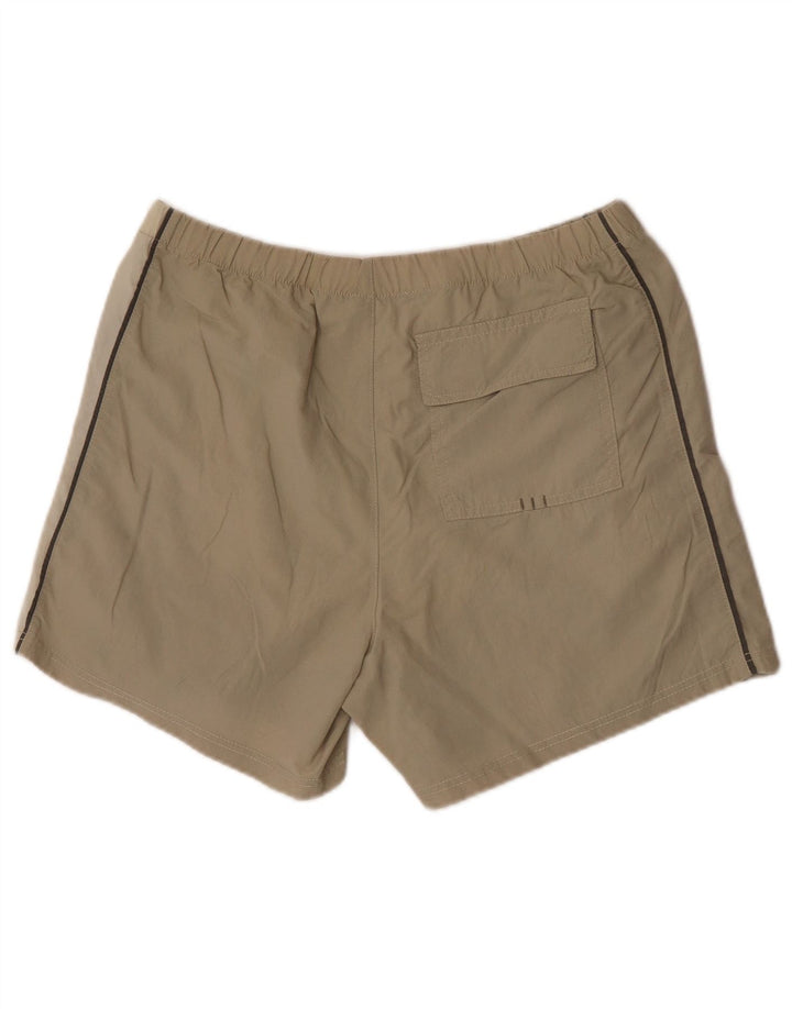 Invicta Herren-Badeshorts mit Grafik, groß, beige, Colourblock-Polyamid