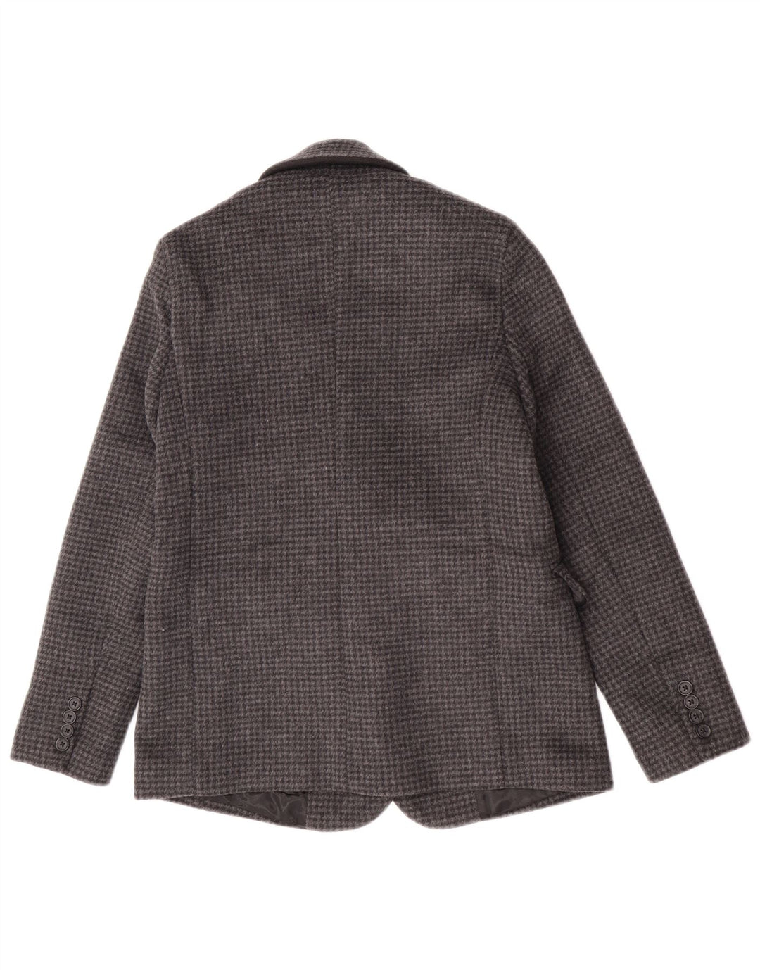 Abercrombie & Fitch Damen-Blazer mit 1 Knopf, Gr. 6, XS, grauer Hahnentrittmuster