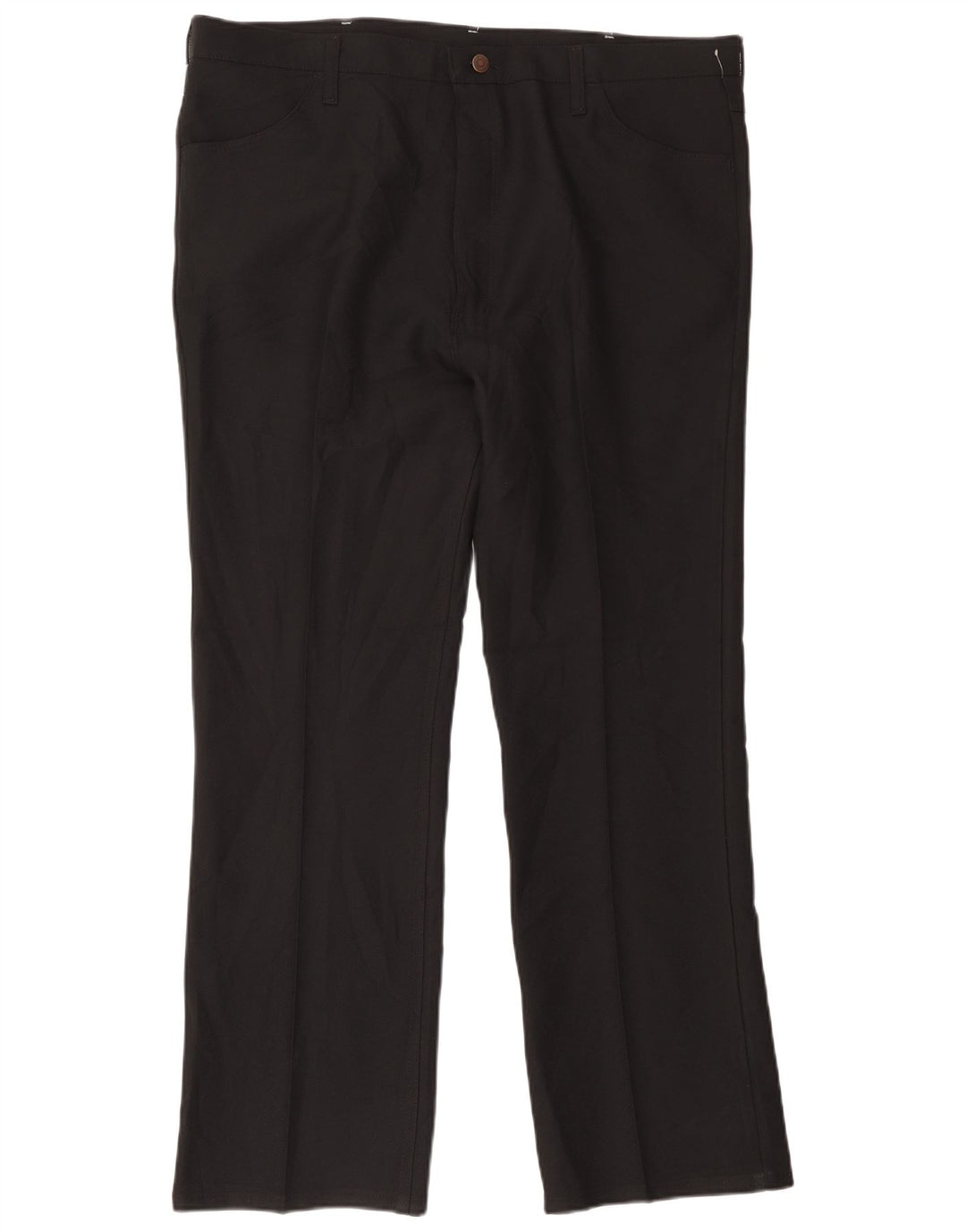 Wrangler Herren gerade Freizeithose W42 L32 Schwarz Polyester