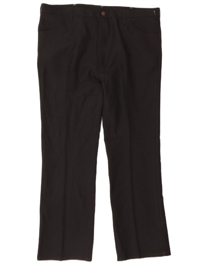 Wrangler Herren gerade Freizeithose W42 L32 Schwarz Polyester