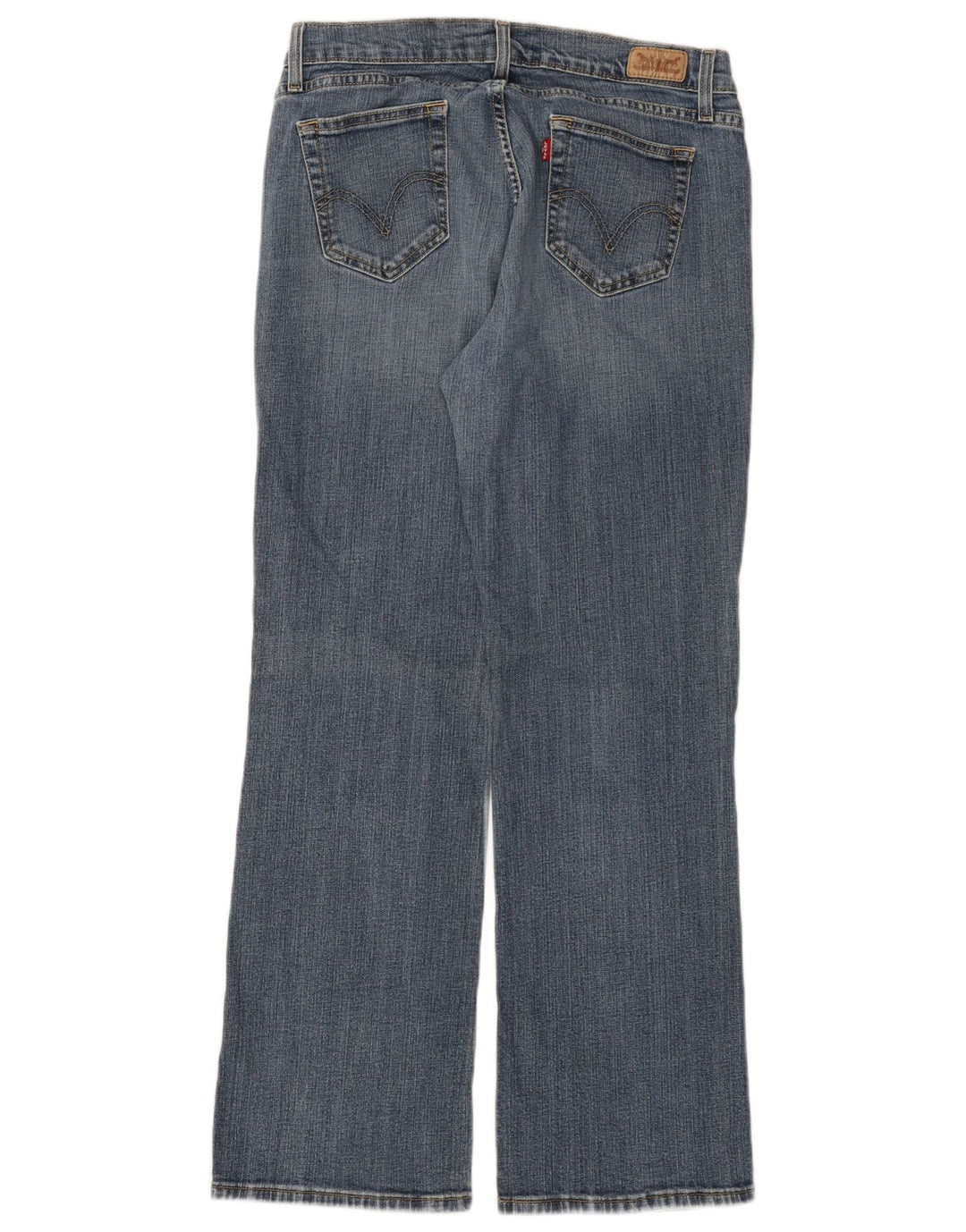 LEVI'S Damen 529 Curvy Bootcut Jeans W32 L32 Blaue Baumwolle