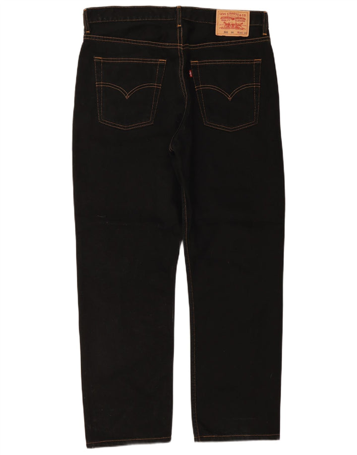 Levi's Herren 582 Straight Jeans W36 L30 Schwarz
