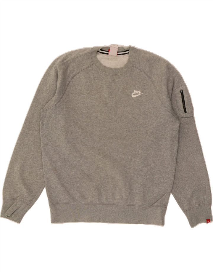NIKE Mens Sweatshirt Jumper Small Grey Cotton Vintage Nike and Second-Hand Nike from Messina Hembry 