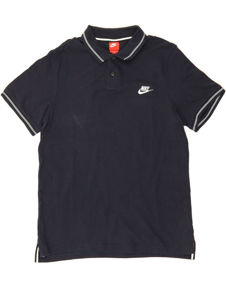 NIKE Mens Polo Shirt Large Navy Blue Cotton Vintage Nike and Second-Hand Nike from Messina Hembry 