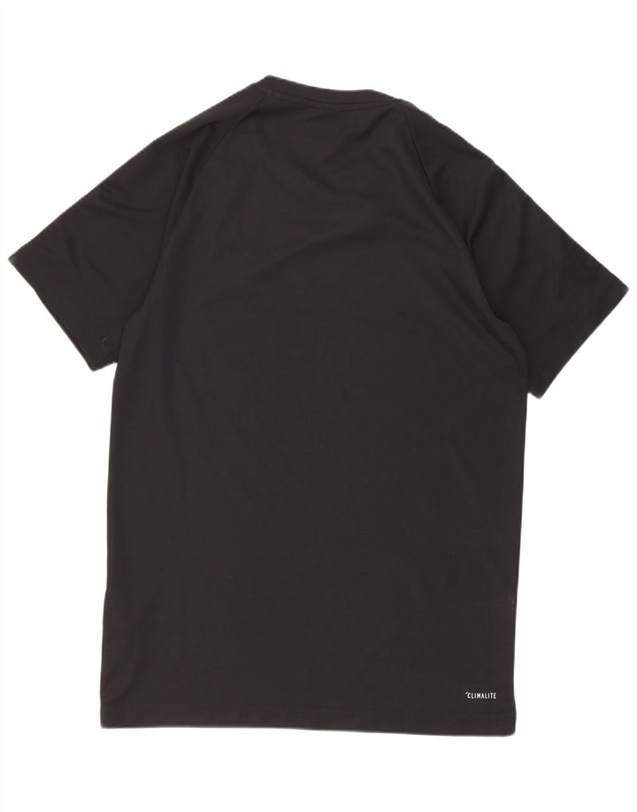 Adidas Herren Climalite T-Shirt Top Small Schwarz Polyester