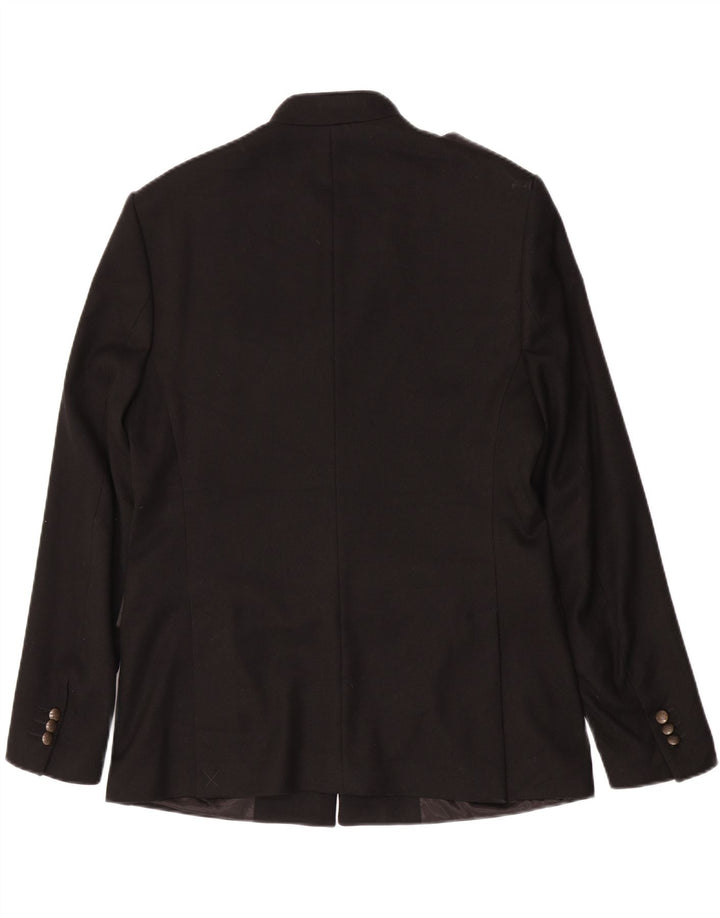 Zara Herren-Blazerjacke mit 5 Knöpfen, EU 54, XL, Schwarz, Polyester