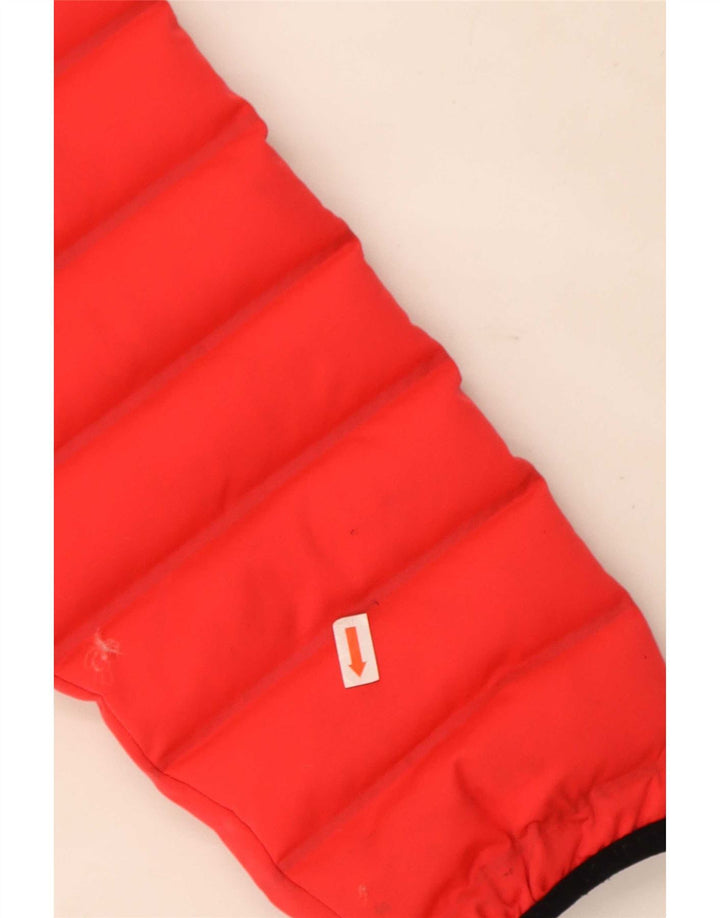 Superdry Wattierte Damenjacke mit Kapuze, UK 10, Größe S, Rot, Polyester