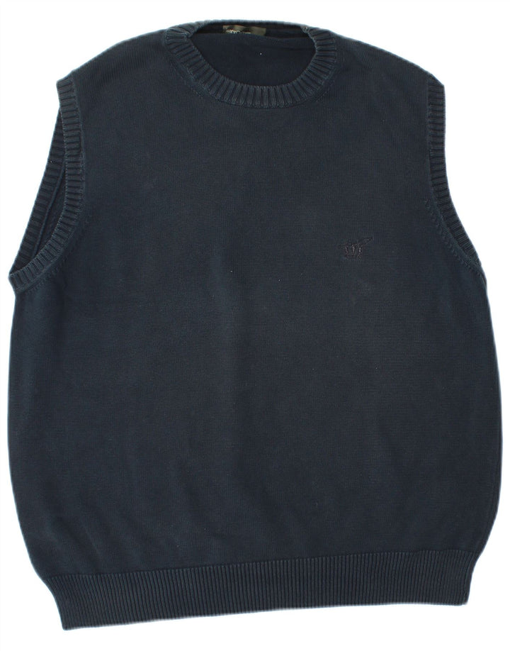 Henry Cottons Herren-Tanktop, groß, Marineblau