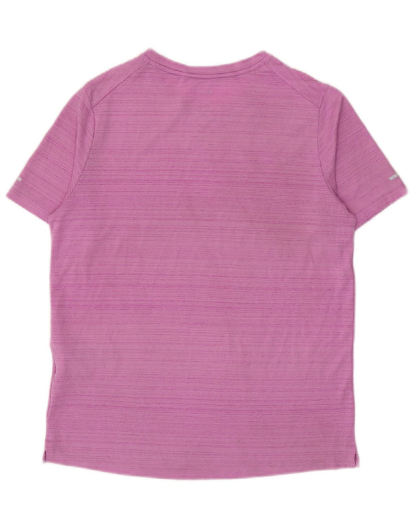 Nike Jungen Dri Fit Graphic T-Shirt Top 13–14 Jahre XL Lila Nadelstreifen