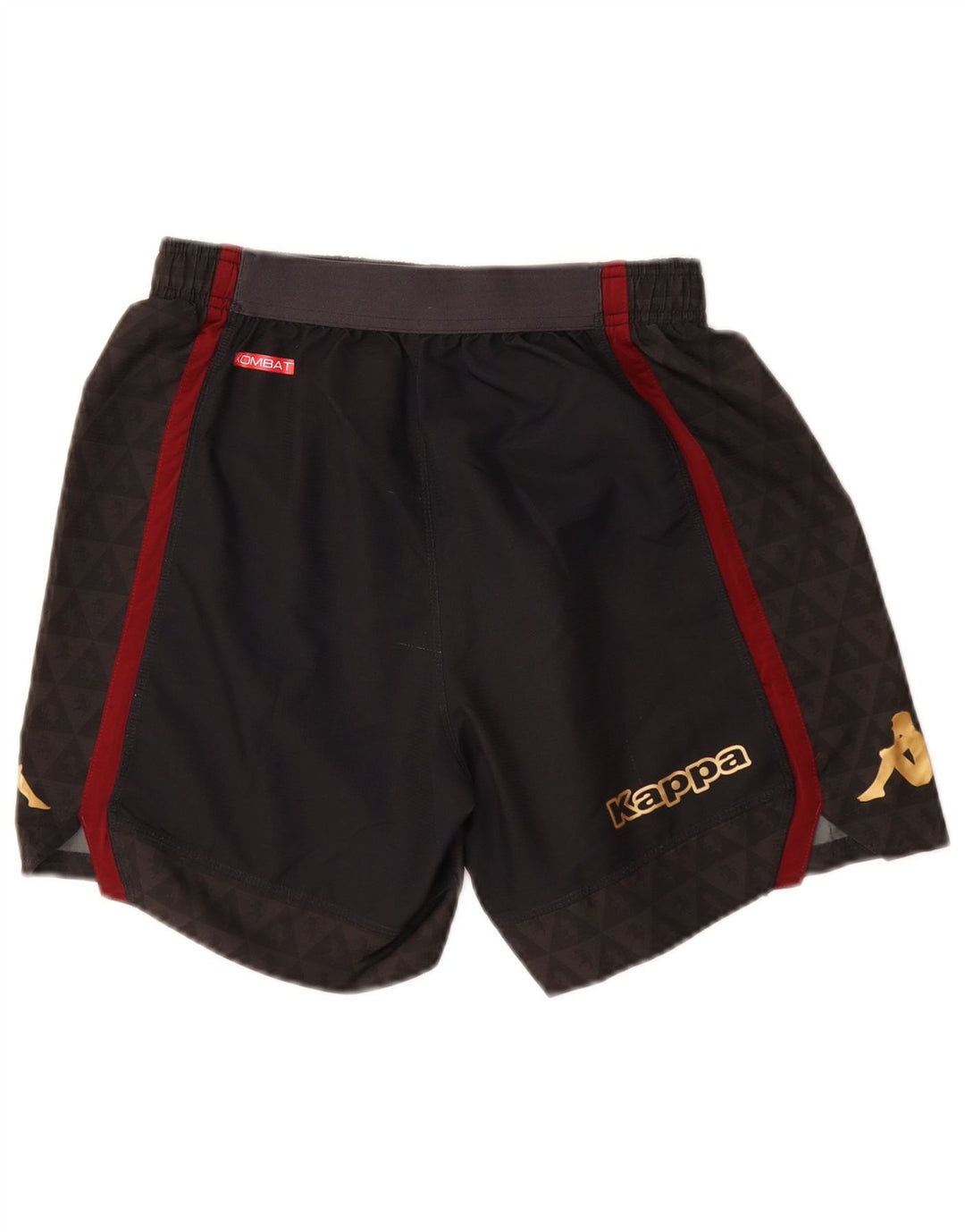 KAPPA Damen FC Torino Graphic Sport Shorts UK 8 Small Schwarz Polyester