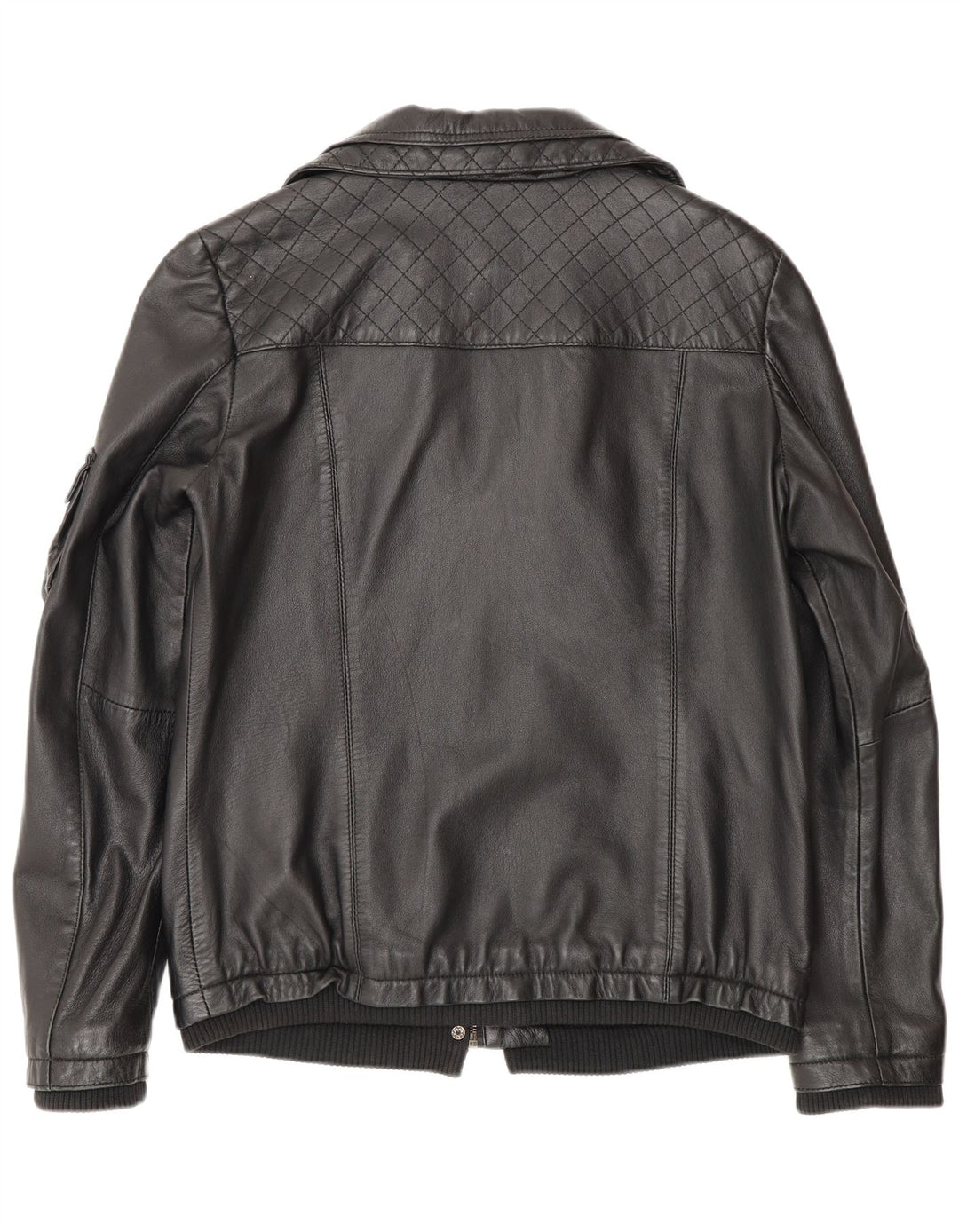 Lee Damen Cooper Lederjacke UK 12 Medium Schwarz
