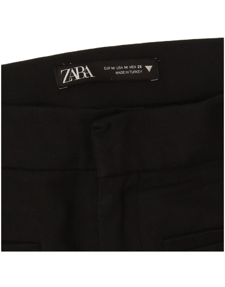 Zara Damen Bootcut Freizeithose Medium W28 L26 Schwarz