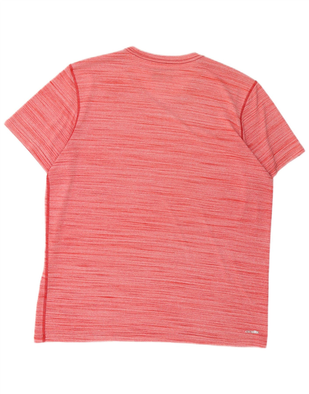 Adidas Herren T-Shirt Top XL Rot gestreift Polyester