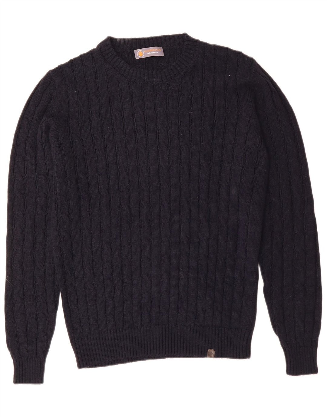 Vintage Herren Pullover mit Rundhalsausschnitt, Mittelgroß, Marineblau, Acryl