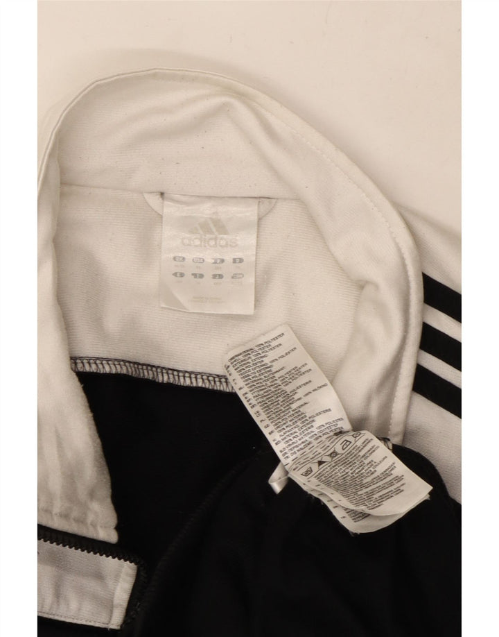 Adidas Herren Trainingsanzug Top Jacke UK 48/50 XL Schwarz Colourblock Polyester