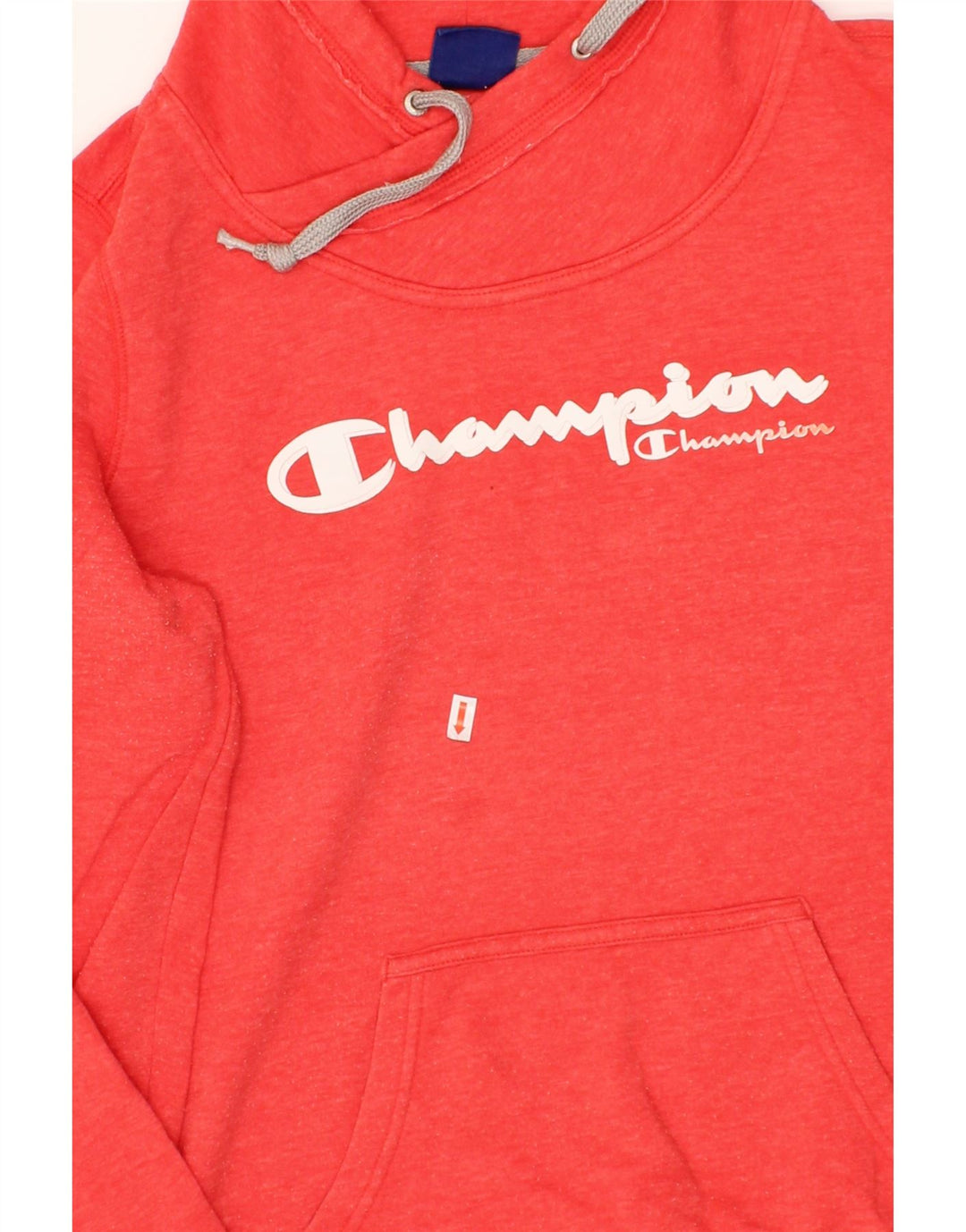 CHAMPION Womens Graphic Sweatshirt Jumper UK 16 Large Red Cotton Vintage Champion and Second-Hand Champion from Messina Hembry 