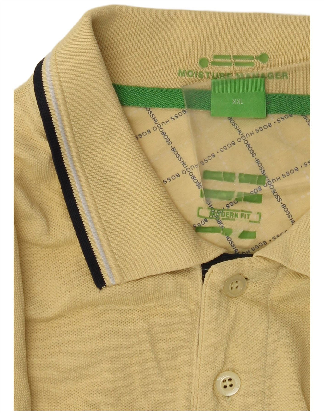 HUGO BOSS Herren Poloshirt 2XL Gelb