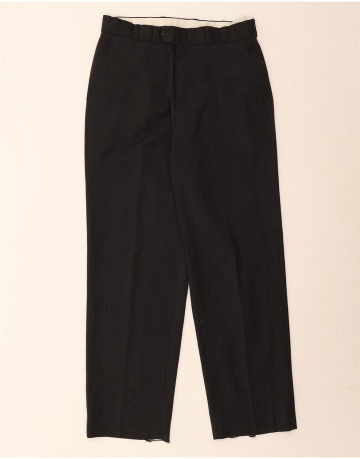 MARKS & SPENCER Herren-Anzughose, gerade, W30, L30, grau, Polyester
