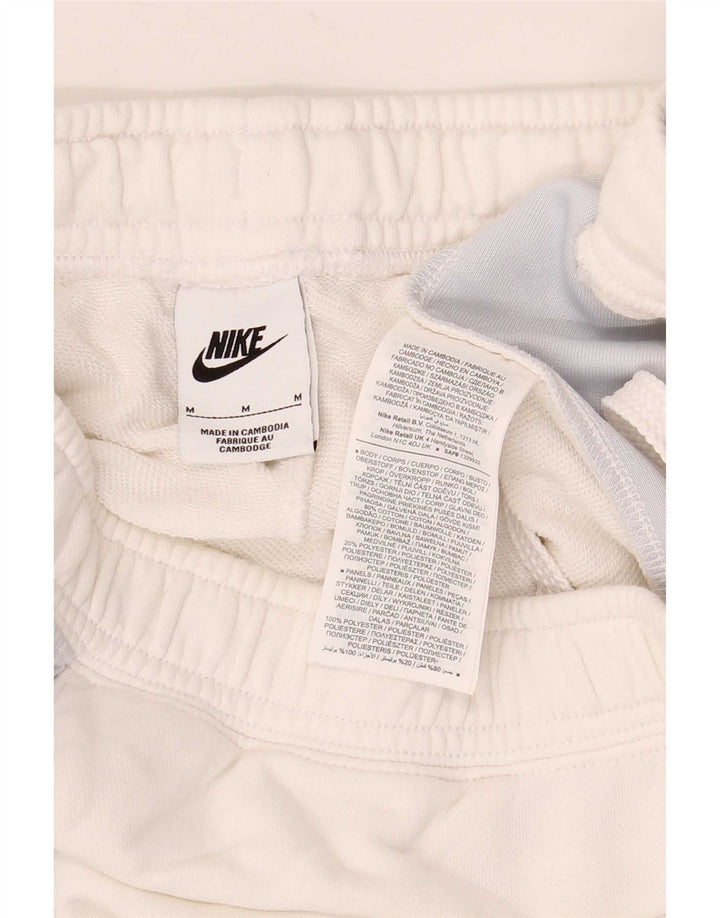 Nike Herren-Sportshorts mit Grafik, mittelweiße Colourblock-Baumwolle