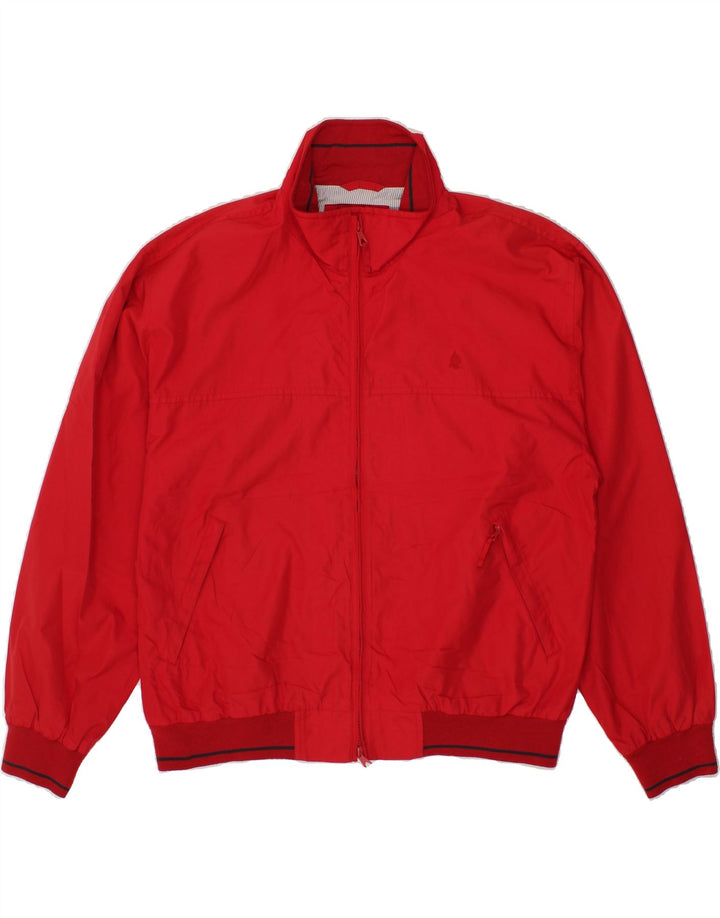 MARINA YACHTING Mens Bomber Jacket IT 52 XL Red Vintage Marina Yachting and Second-Hand Marina Yachting from Messina Hembry 
