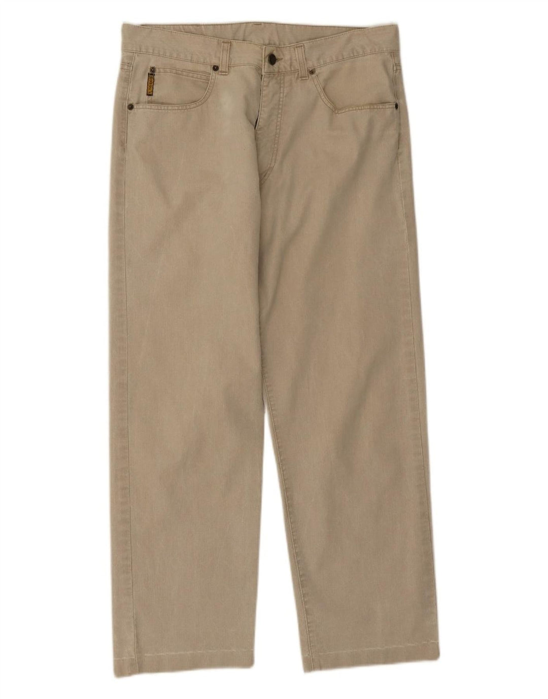 Armani Herren Straight Jeans W36 L28 Beige Baumwolle