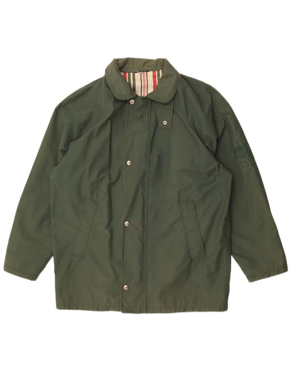 Faciba Herren Bomberjacke IT 52 XL grün gestreift aus Baumwolle