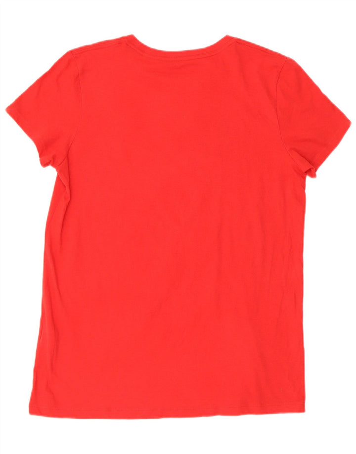 Under Armour Herren-T-Shirt mit normaler Grafik, mittelrote Baumwolle
