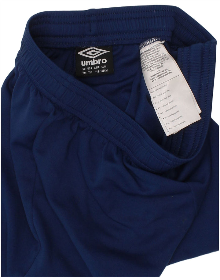 Umbro Sportshorts für Jungen, 9–10 Jahre, mittelgroß, marineblau, Polyester
