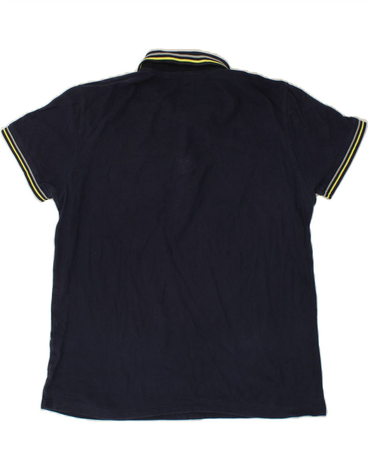 LOTTO Mens Polo Shirt XL Navy Blue Vintage Lotto and Second-Hand Lotto from Messina Hembry 