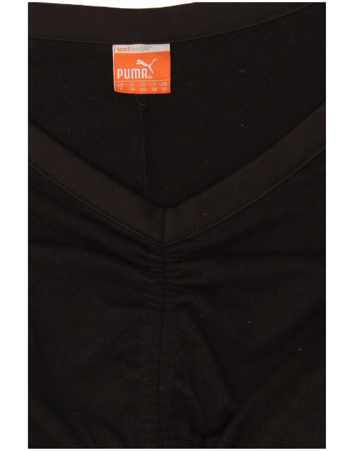 Puma Damen Übergroßes Top Langarm UK 10 Small Schwarz