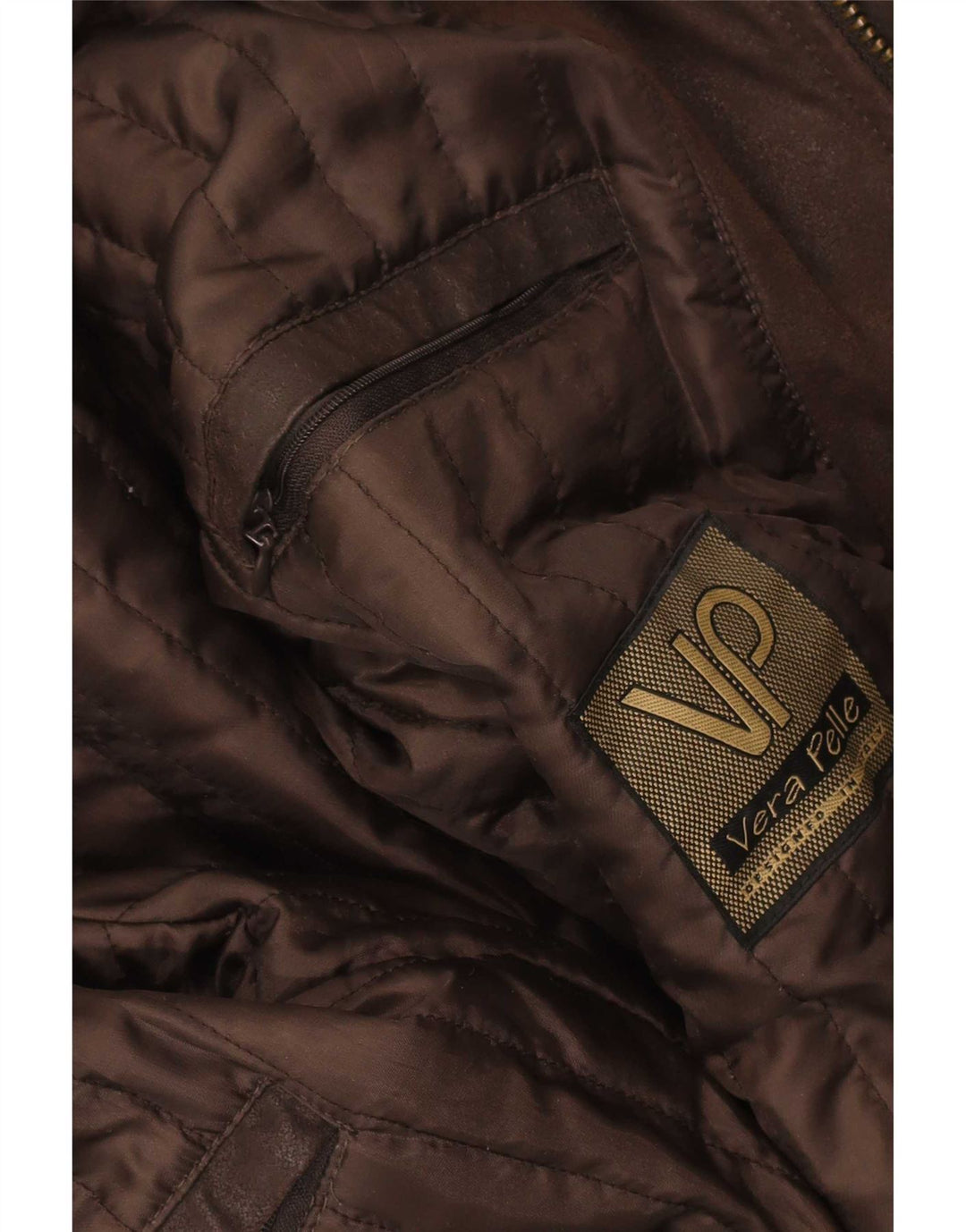 Vintage Herren Lederjacke UK 40 Großes braunes Leder