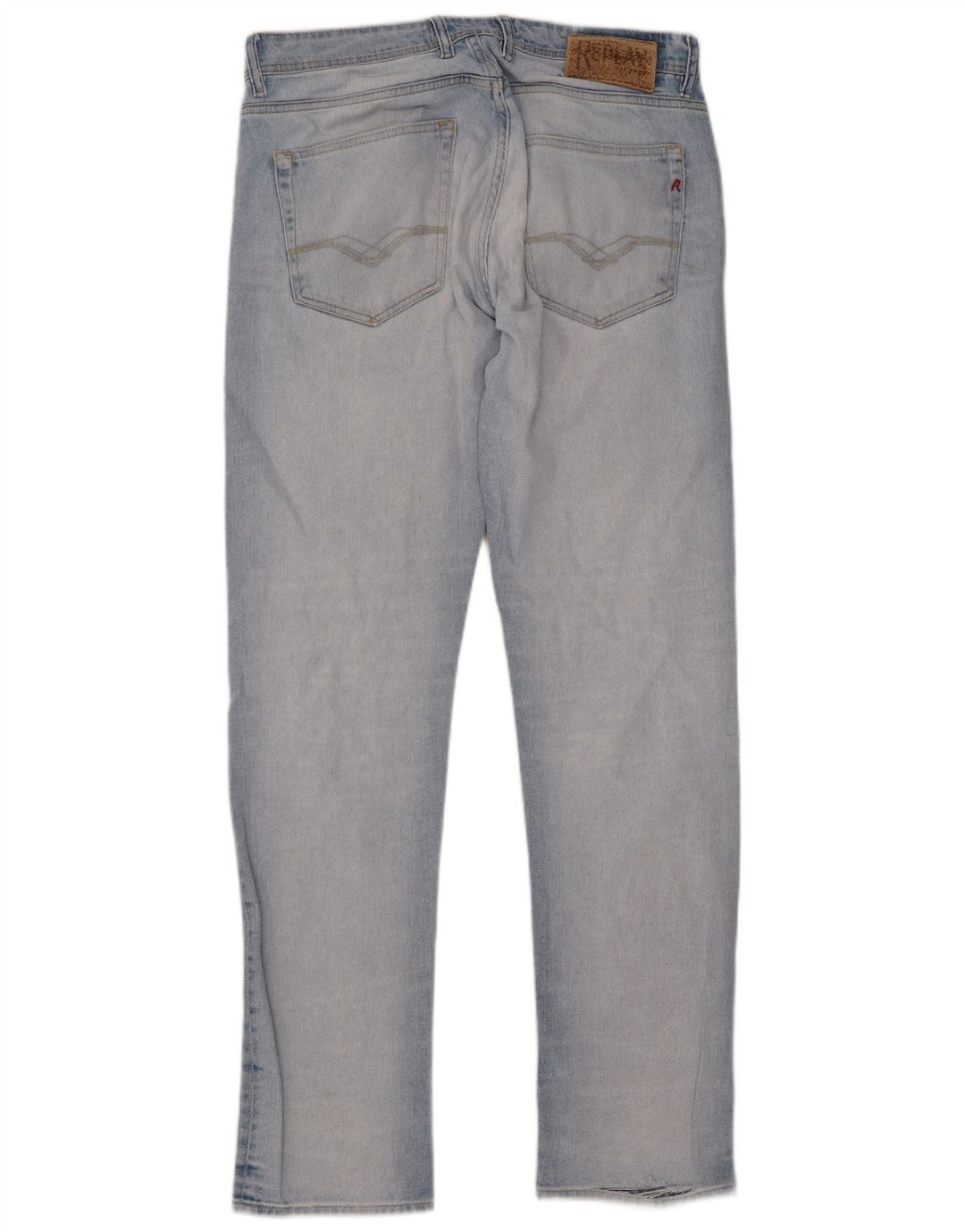 Replay Herren Straight Jeans W32 L33 Blau