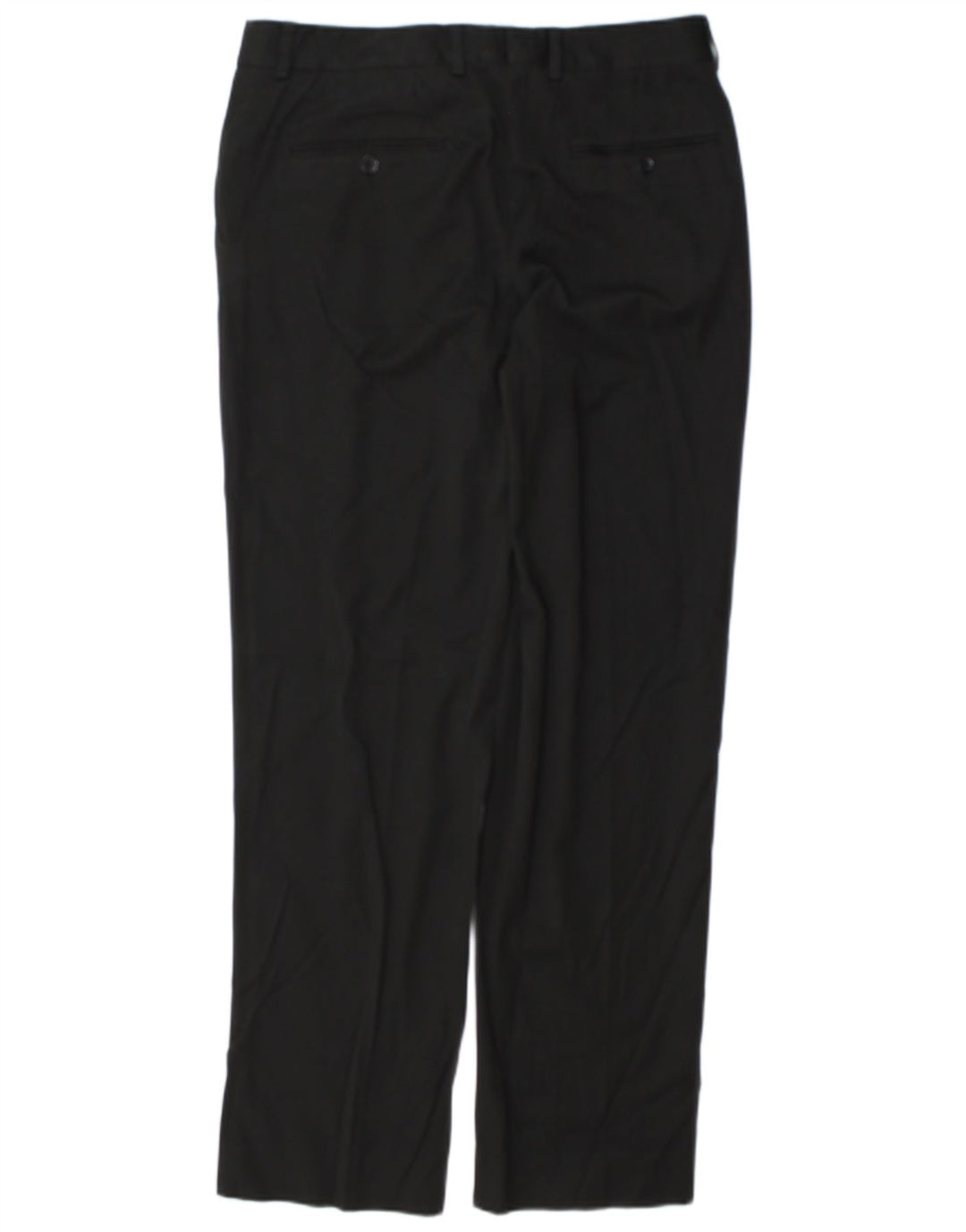 Gerade Anzughose für Herren von Zara, EU 44, Größe L, W34, L32, Schwarz, Polyester
