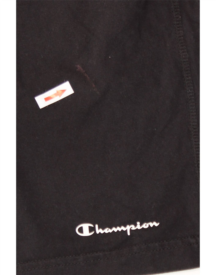 Champion Herren-Sportshorts, groß, aus schwarzer Baumwolle