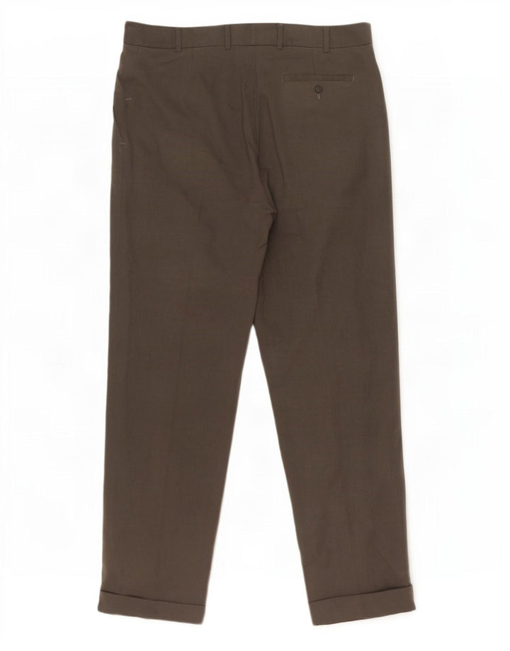 Marks & Spencer Herren-Anzughose mit Pegged-Anzug, W38 L31, graues Lyocell