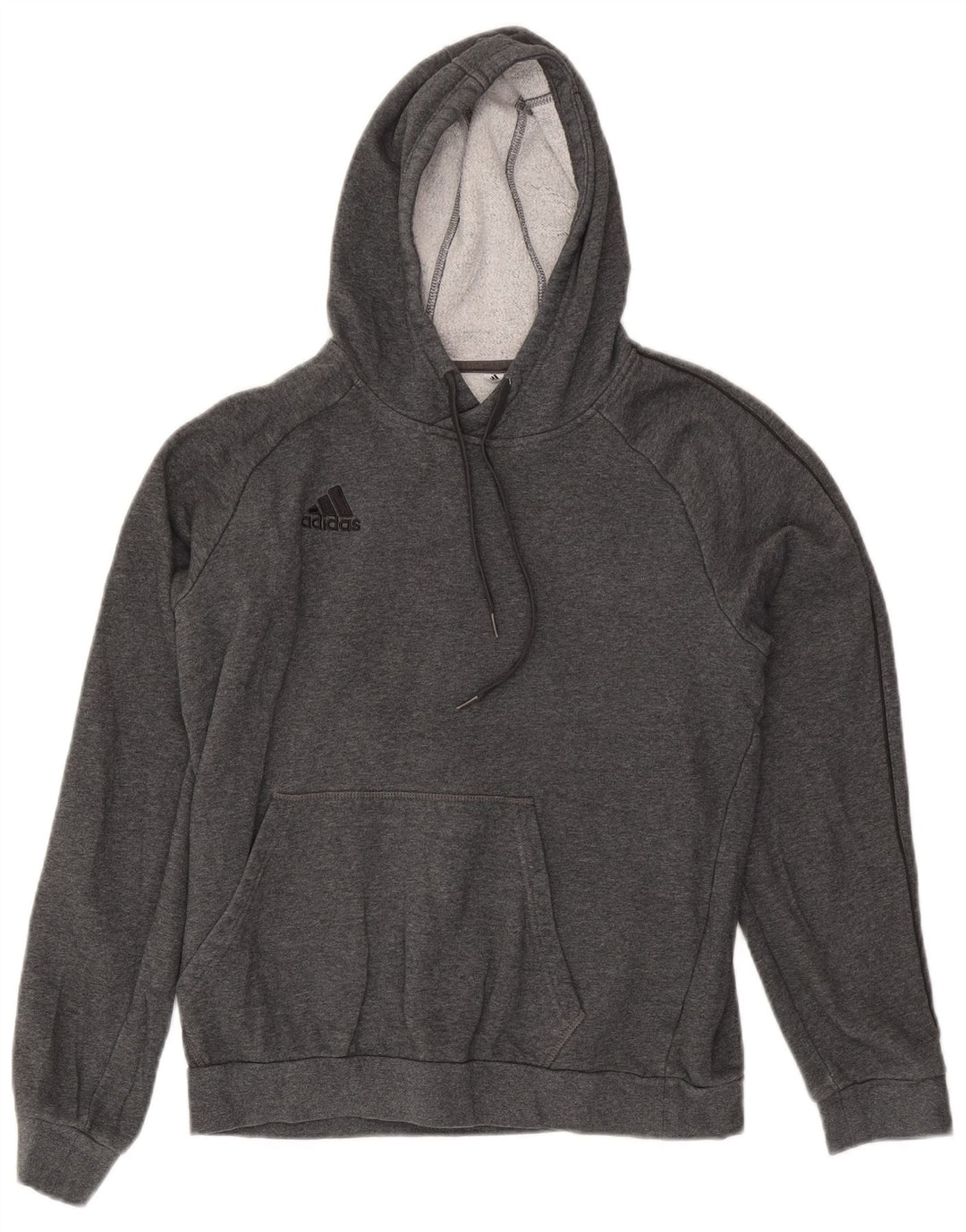Adidas Herren Kapuzenpullover, Größe S, Grau, Baumwolle